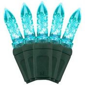 LED Teal Christmas Lights